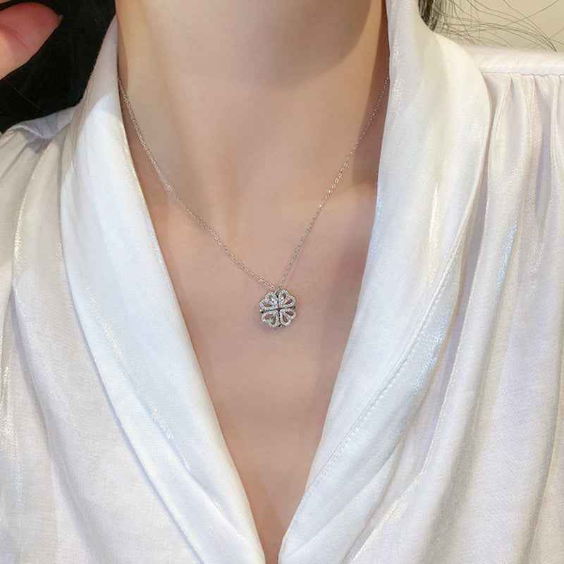 Serena Clover Necklace - Elegance Meets Nature-Inspired Design
