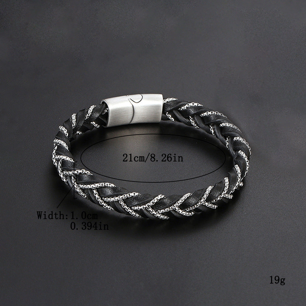 Vireo Leather Ring Bracelet