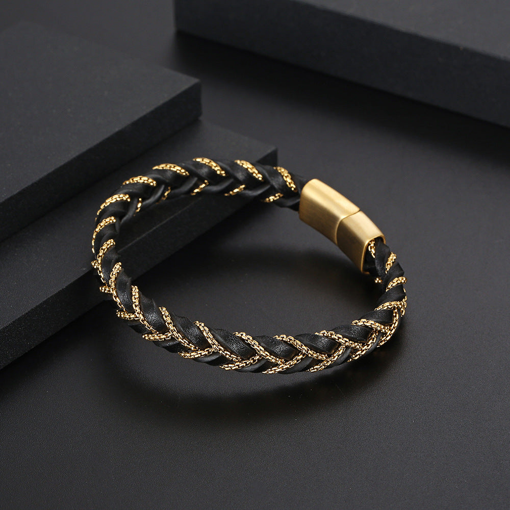 Vireo Leather Ring Bracelet