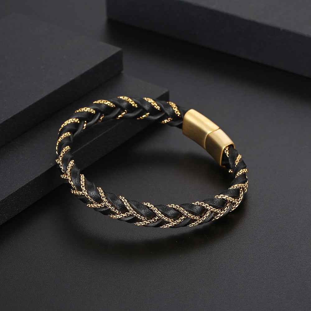 Vireo Leather Bracelet - Stylish and Durable Ring Bracelet for Everyday Wear