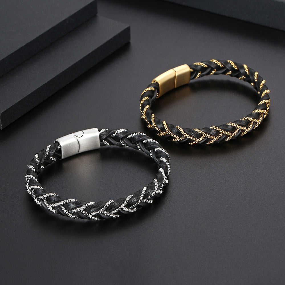 Vireo Leather Ring Bracelet