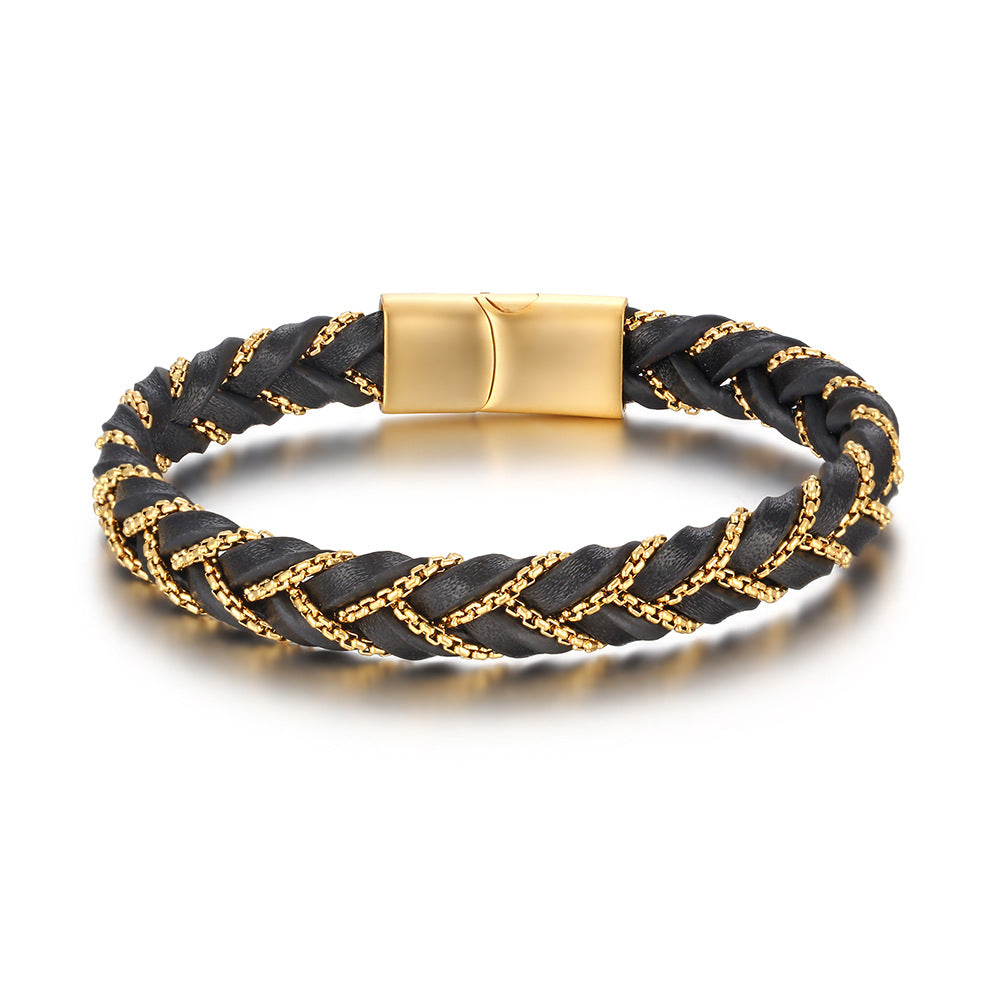 Vireo Leather Ring Bracelet