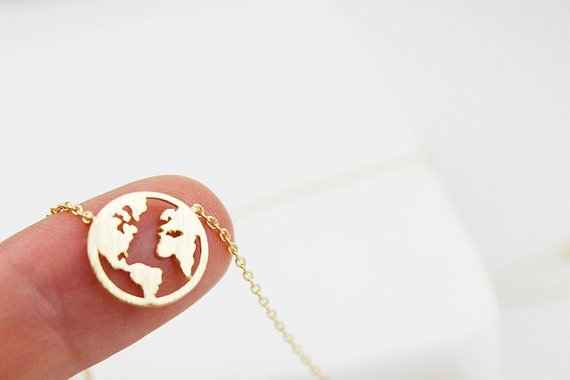 Atlas Circle Pendant Necklace for Timeless Elegance