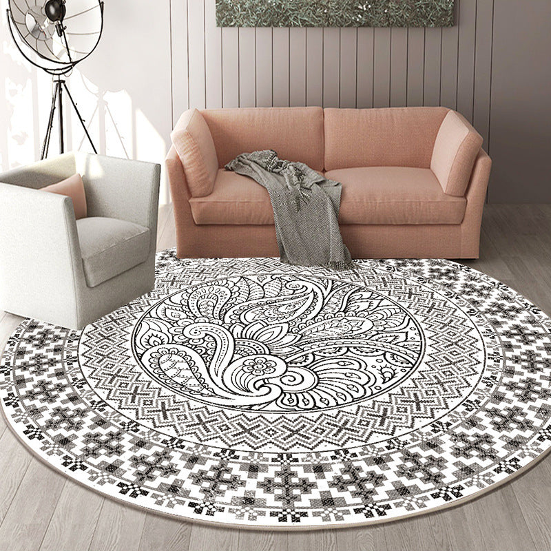 Modern Round Living Room Rug – Stylish and Comfortable Home Décor