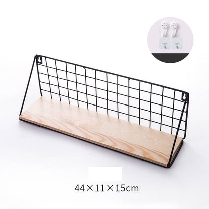 Sleek and modern storage racks for bedroom organization.