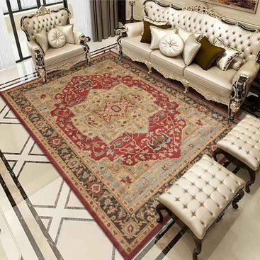 Vintage Bohemian Area Rug – Soft Non-Slip Persian-Style Carpet for Living Room and Bedroom Decor