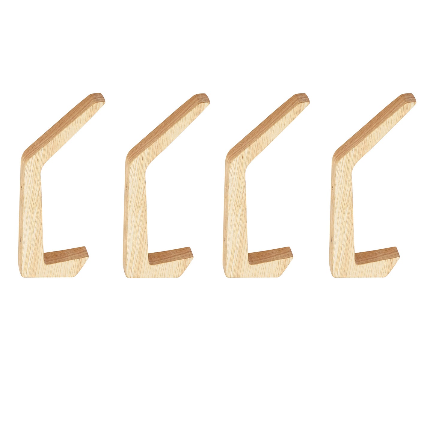 High-quality wooden hooks for coats and hats in entryways.