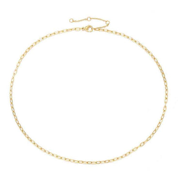 Aureline Necklace - Elegant Ellipse Chain Design for Every Occasion