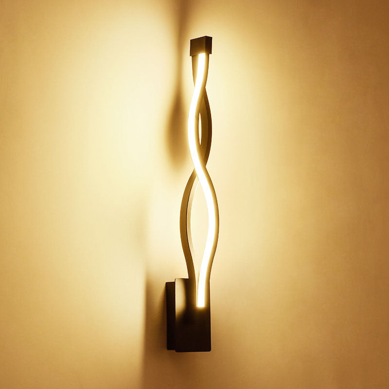 Modern LED Aluminum Wave Wall Light – Stylish, Energy-Efficient Lighting for Your Home!