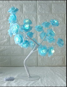 Decorative small flower tree lamp with adjustable lighting for any room.