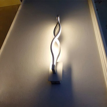 Modern LED Aluminum Wave Wall Light – Stylish, Energy-Efficient Lighting for Your Home!