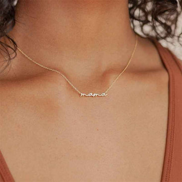 Aurelia Link Necklace Mama Edition - Stylish Tribute Jewelry for Moms