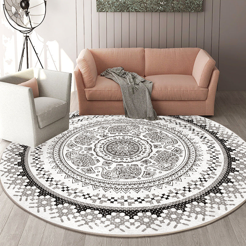 Modern Round Living Room Rug – Stylish and Comfortable Home Décor