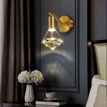 Diamond Glow Wall Light - Elegant Illumination for Your Space