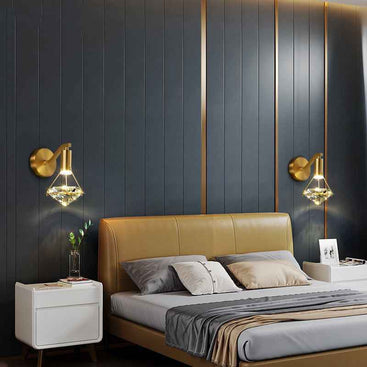 Diamond Glow Wall Light - Elegant Illumination for Your Space