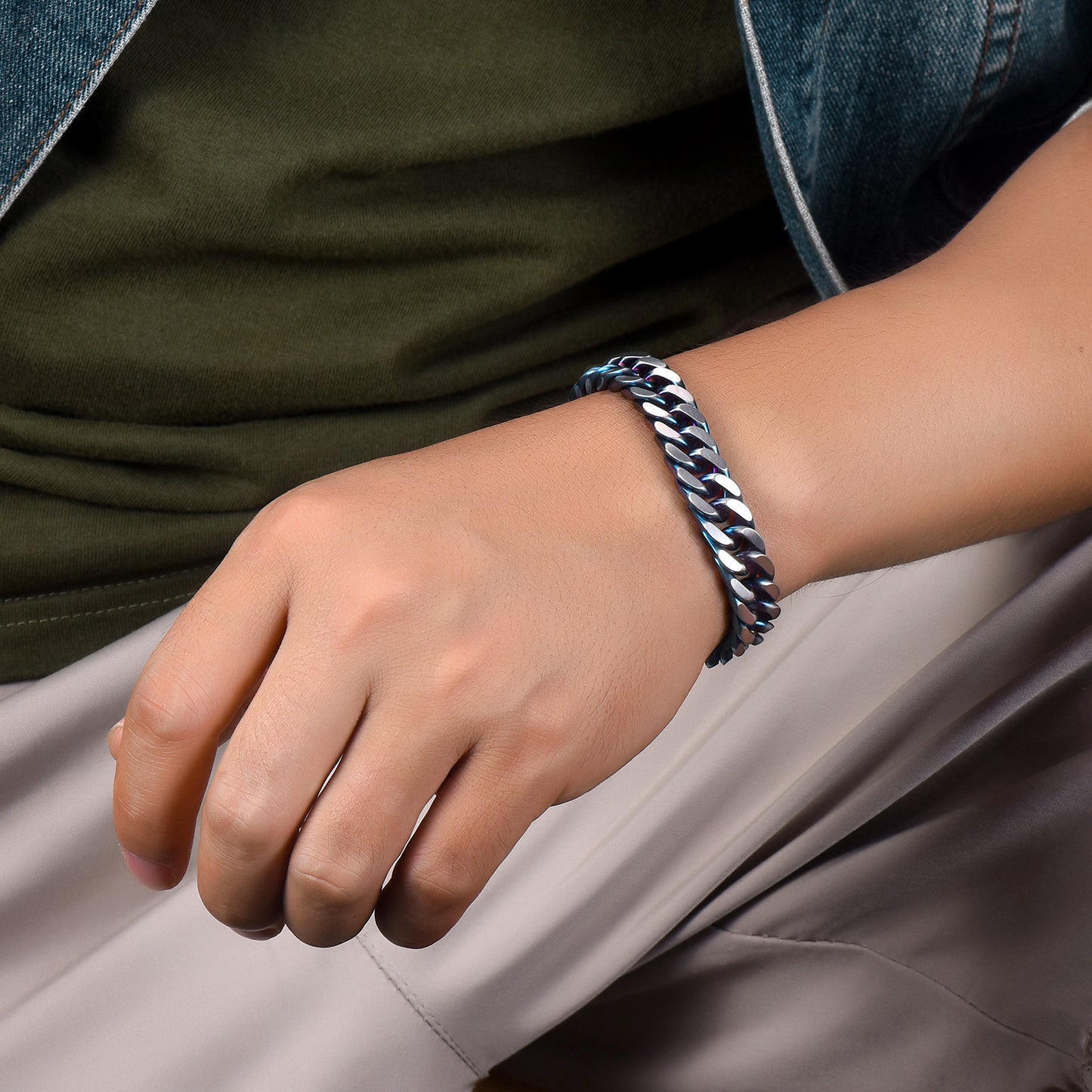 Caelum Steel Link Bracelet