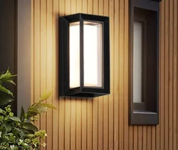 Durable outdoor wall light for all weather conditions.