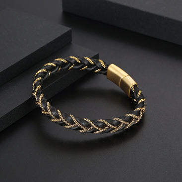 Vireo Leather Ring Bracelet