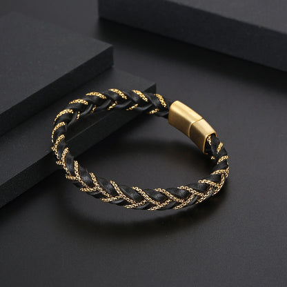 Vireo Leather Ring Bracelet