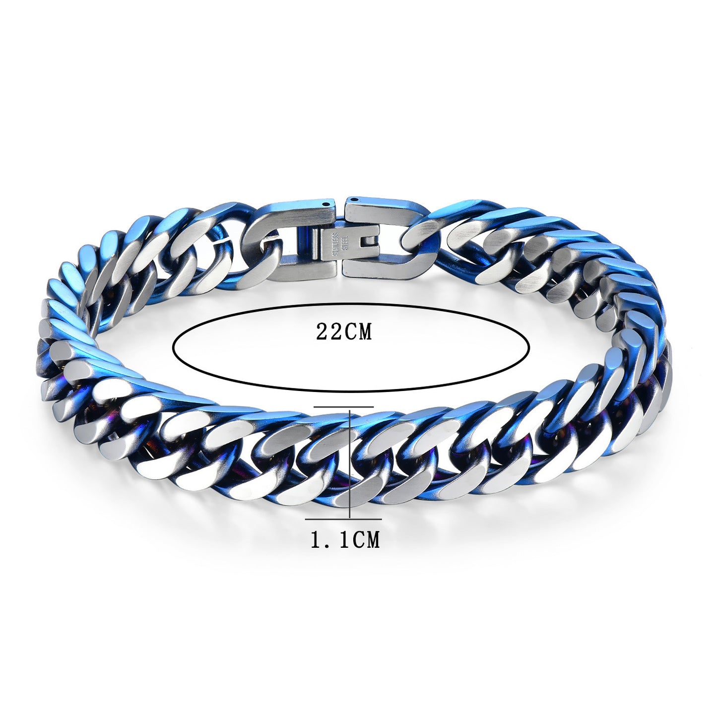 Caelum Steel Link Bracelet