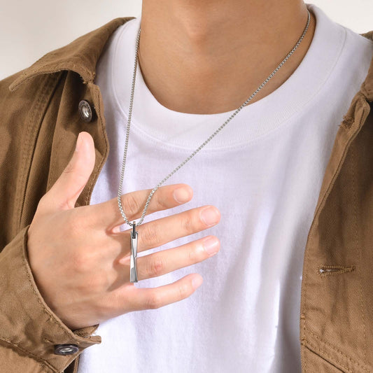 Roestvrijstalen Mobius-hangerketting voor mannen en vrouwen, geometrisch oneindigheidsontwerp
