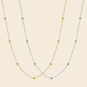 Lumière Bead Necklace - Elegant and Unique Handmade Jewelry