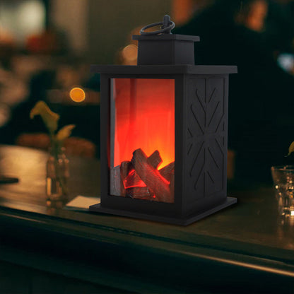 Compacte vintage ovenlamp, perfect voor kleine ruimtes. Decoratieve lamp die een warme gloed en gezellige sfeer geeft voor thuisdecoratie.