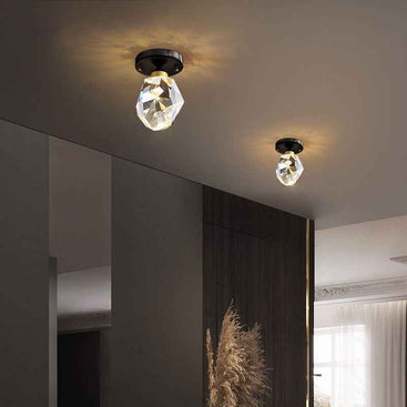Crystal Aisle Ceiling Light - Elegant Luxury Glass & Metal Pendant Lighting