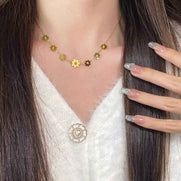 Solara Chrysanthemum Necklace - Elegant Floral Jewelry for Every Occasion