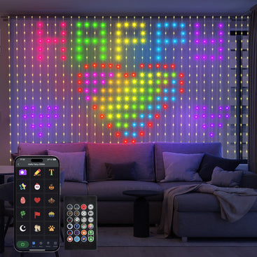 GlowCurtain SmartLight - APP + Remote