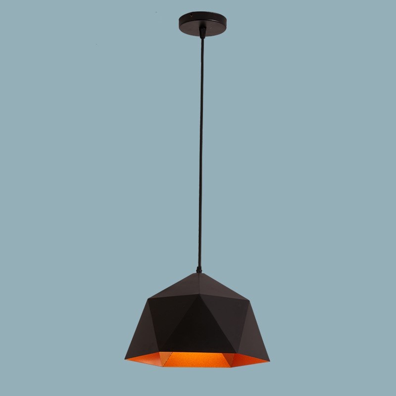 LED-hanglamp van smeedijzer uit Scandinavië, verkrijgbaar in 7 levendige kleuren, perfect voor moderne interieurs en restaurants.