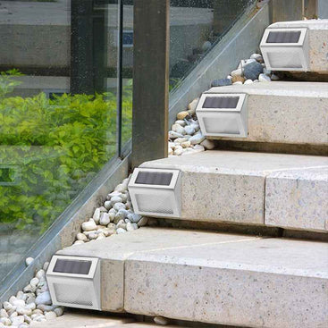 Solar Step Lamp – Energy Efficient 6LED Outdoor Lighting for Garden & Pathways